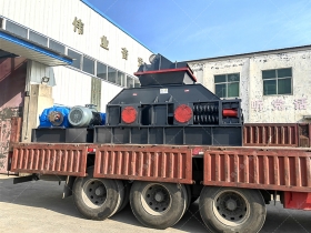 大型對輥久久精品国产亚洲AV麻豆發往湖北河卵石製砂